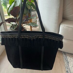 Rebecca Minkoff Black Quilted Tote Bag